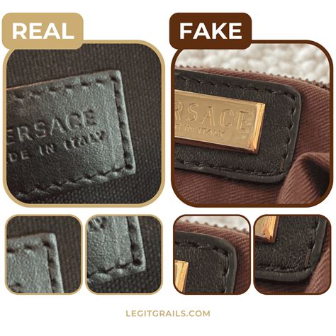 how to tell if a versace wallet is real|versace purse counterfeit.